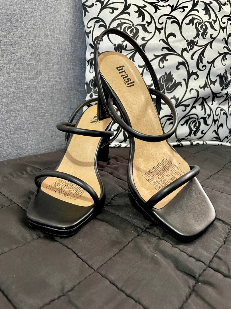 Brash black heels sales