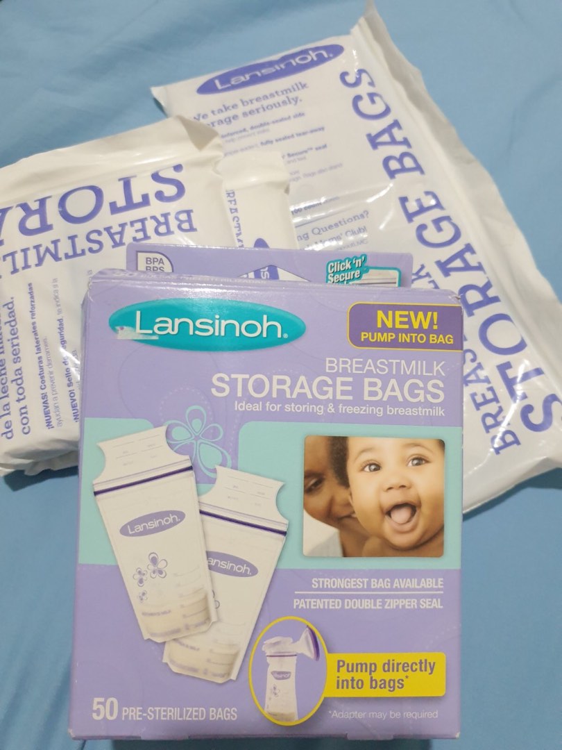 Breastmilk bags on Carousell