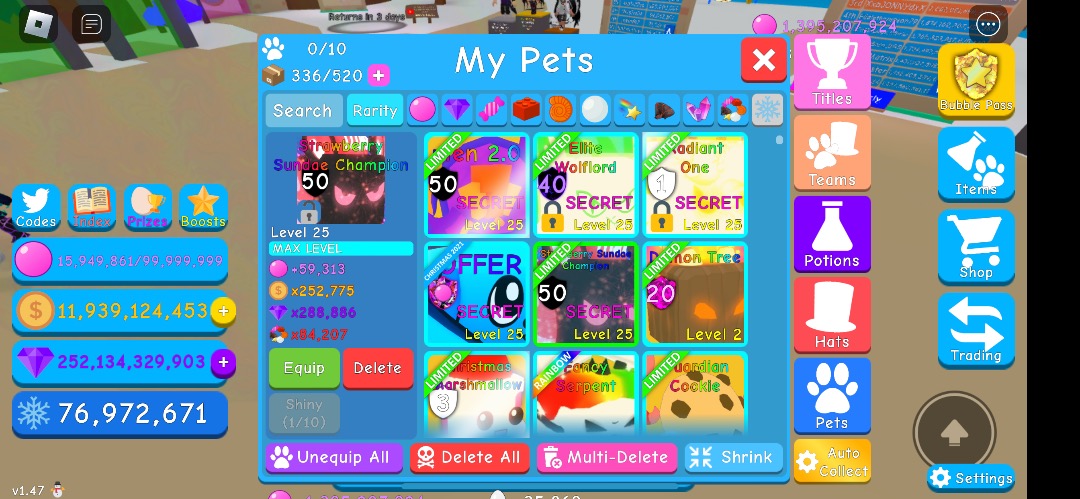 BUBBLE GUM MAYHEM PETS SALES (READ DESC BEFORE MAKING OFFER), Video Gaming,  Video Games, Others on Carousell