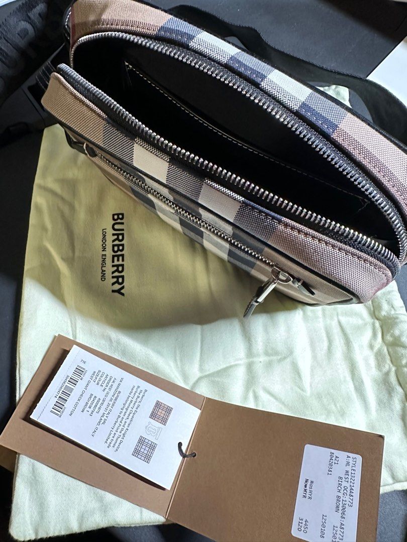 Burberry Waist Bag, Luxury, Bags & Wallets on Carousell