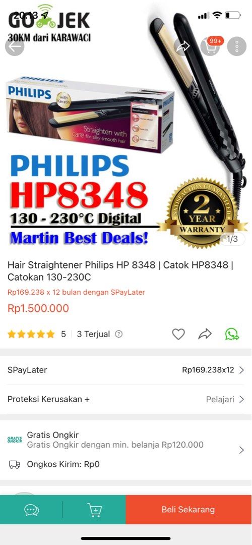 Catokan philips best sale 8348