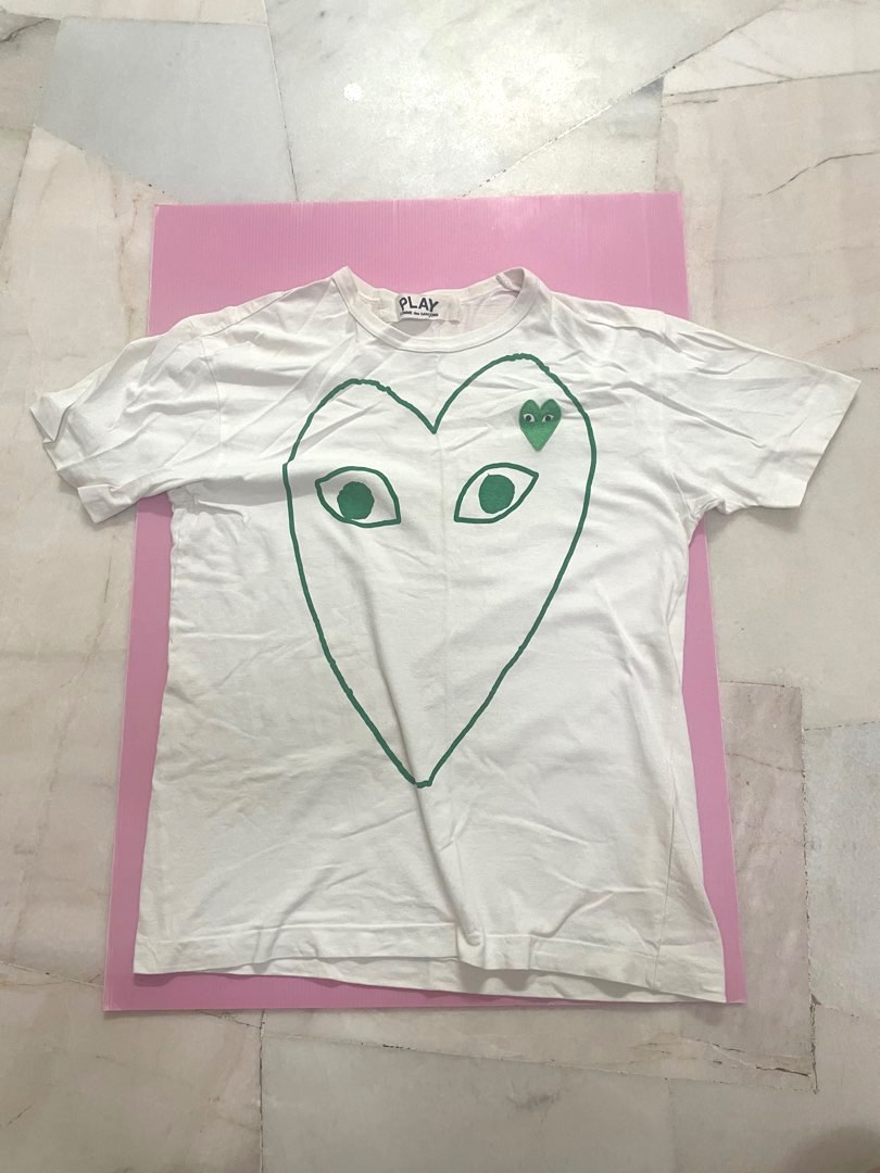 CDG Tee Shirt Original Men s Fashion Activewear on Carousell
