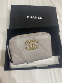 Chanel 19 zip around wallet