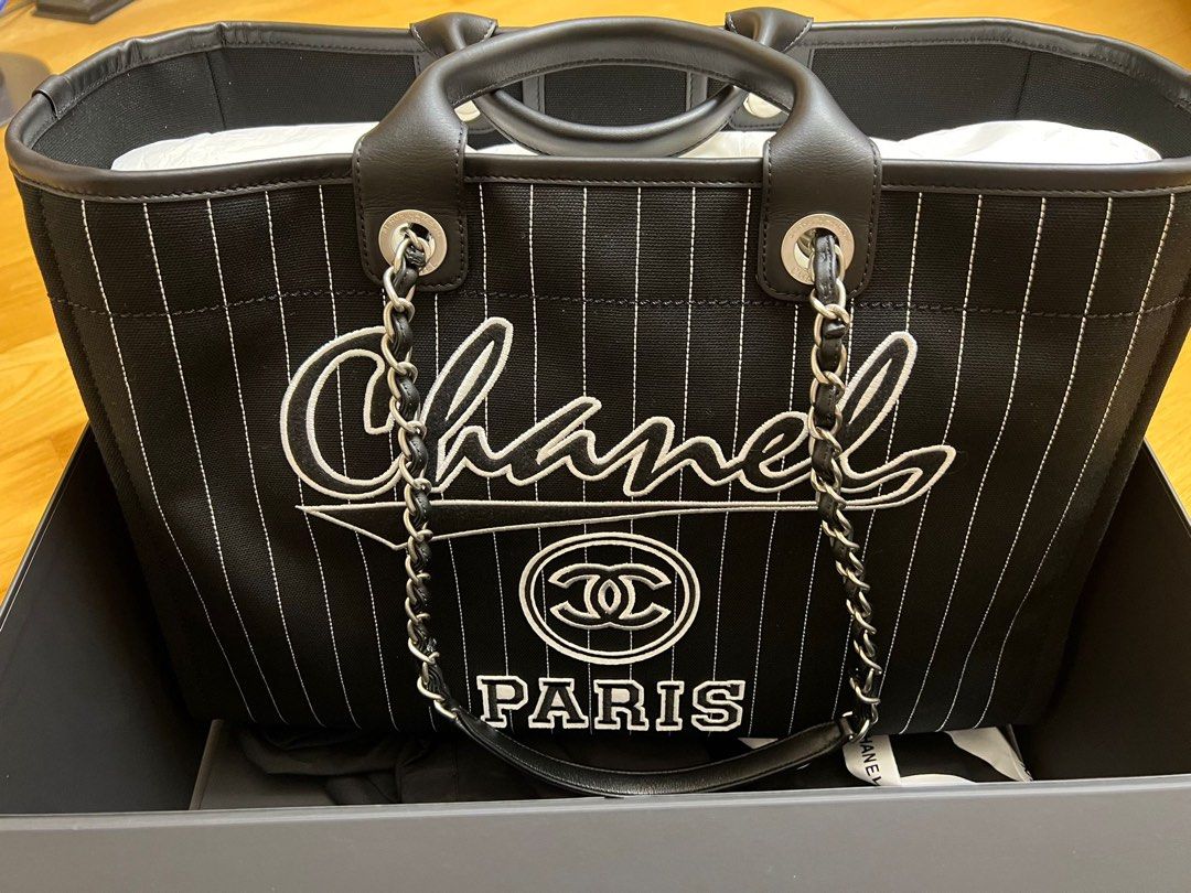 Brand New] Chanel Maxi Shopping Bag 23P Full Set, 名牌, 手袋及銀包- Carousell