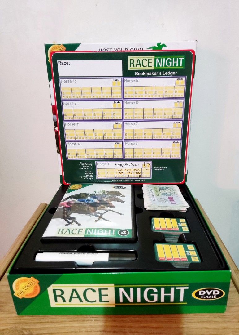 Cheatwell Games DVD Race Night 4 on Carousell