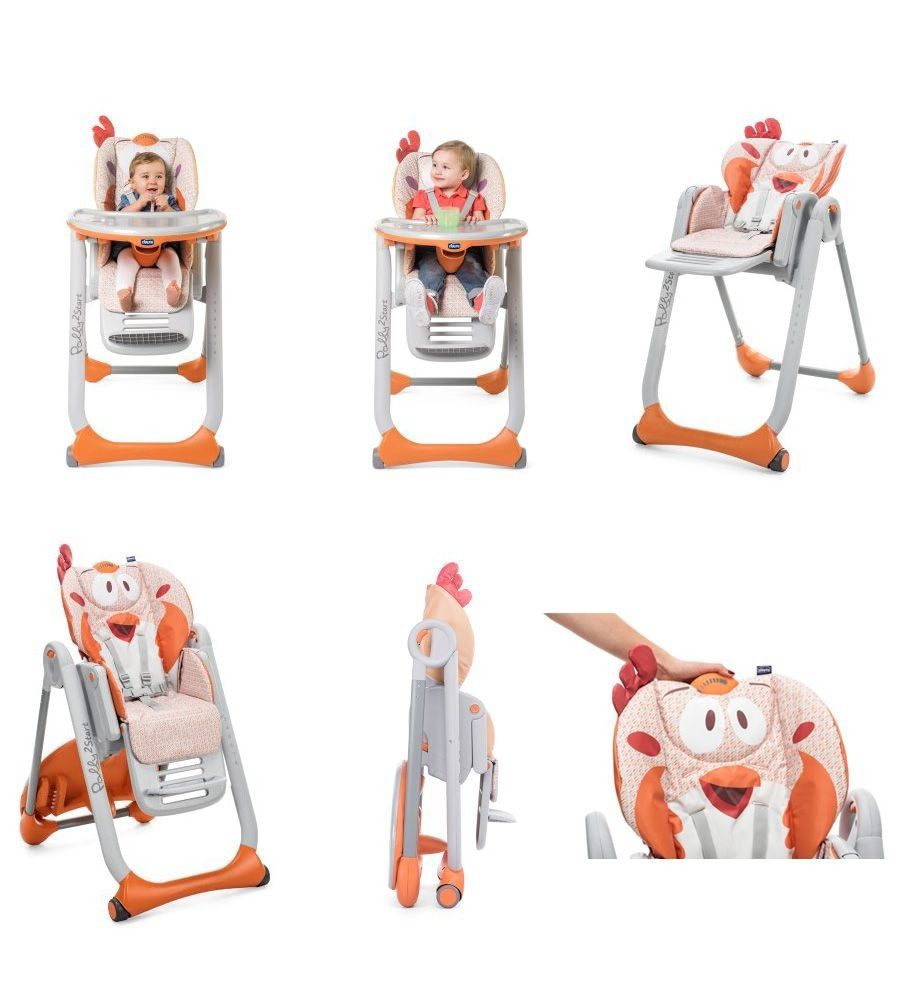 Chicco polly 2 start high chair baby chair, Babies & Kids, Nursing