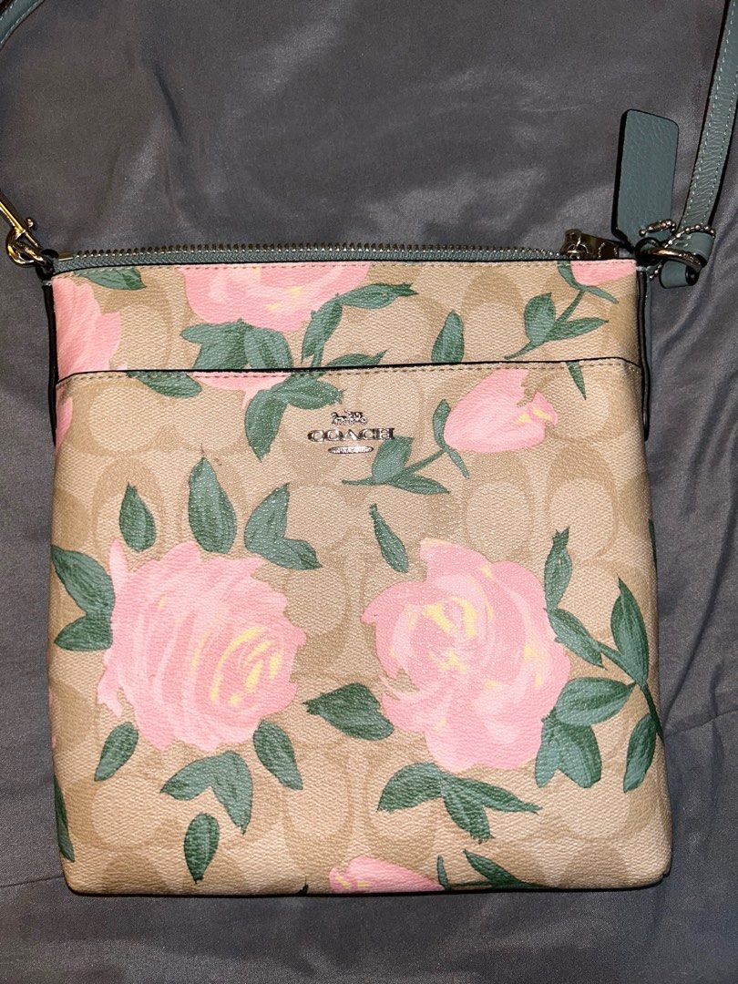 Kitt messenger crossbody deals with rose print