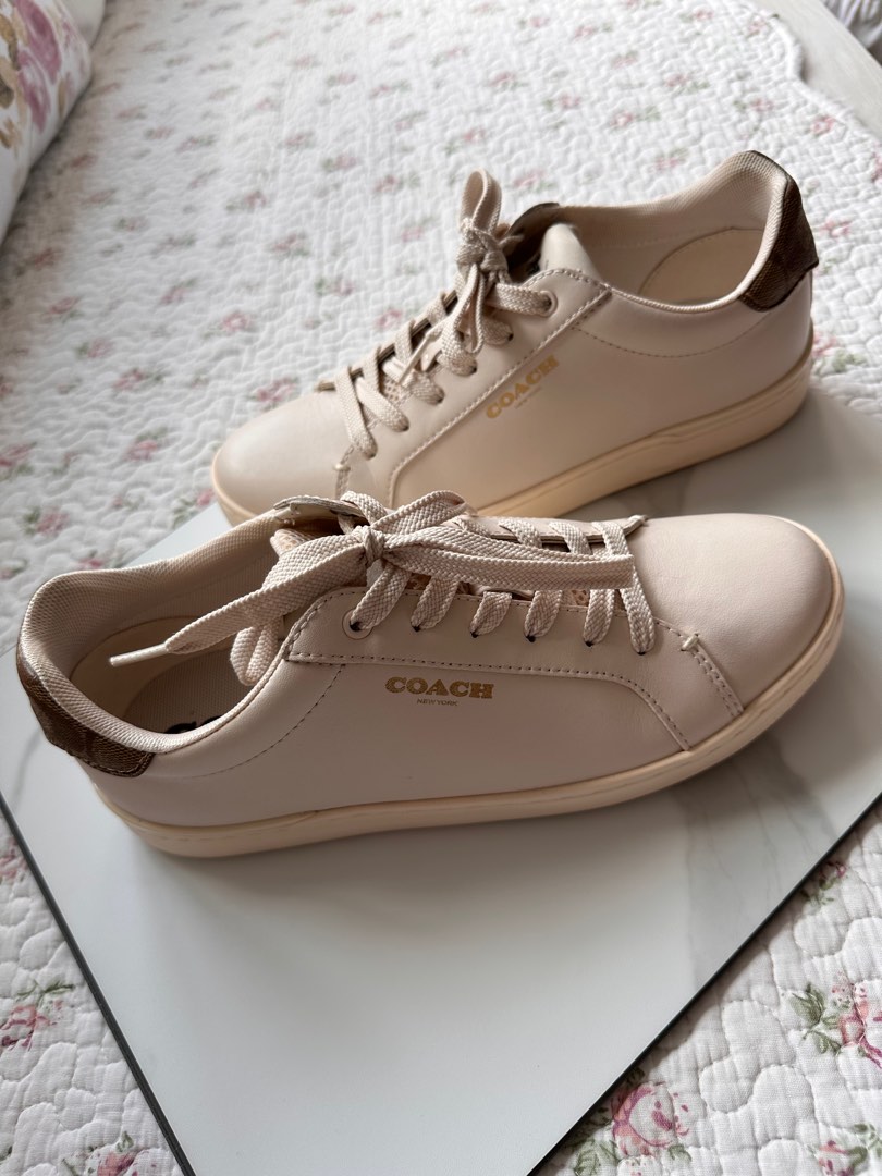 Coach sales leather sneakers