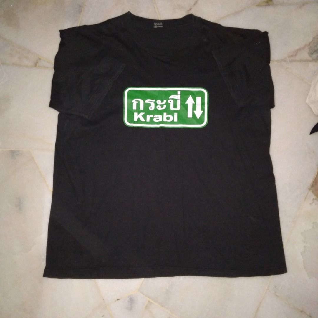 Combo Harley Davidson & Krabi Signboard Round Neck TShirt Big Size