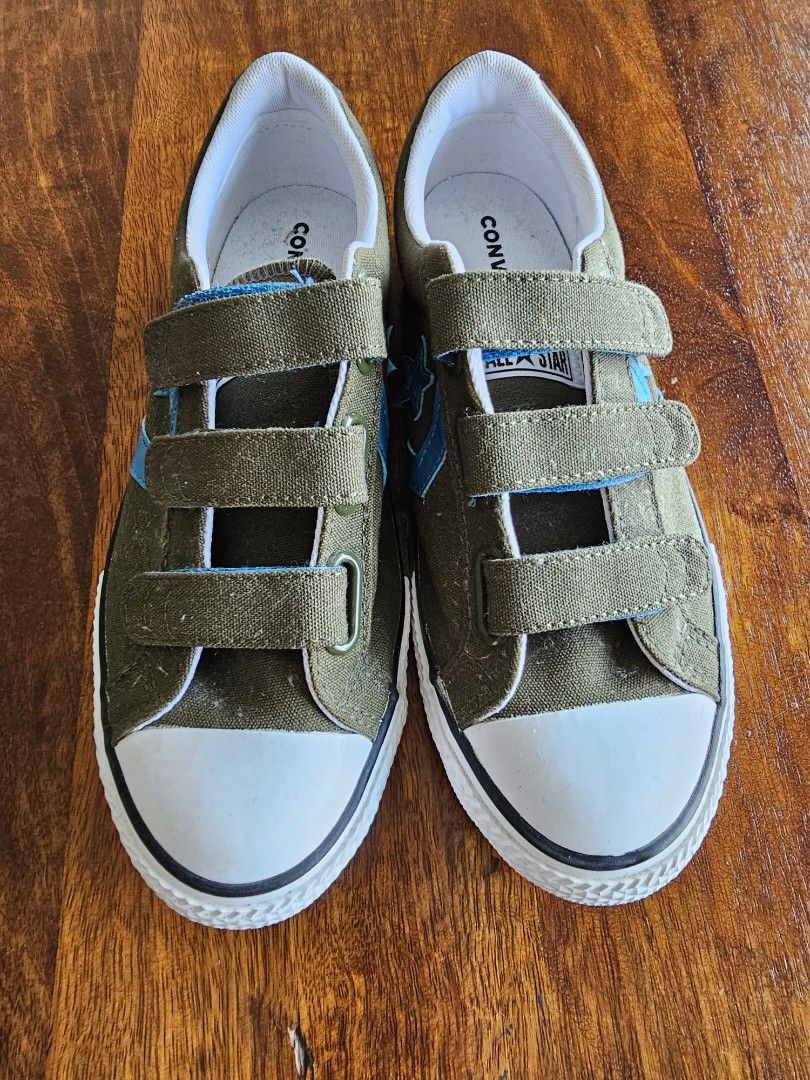 White velcro converse best sale infant