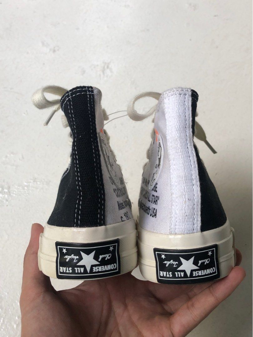 Converse X Offwhite UK3 Women s Fashion Footwear Sneakers on