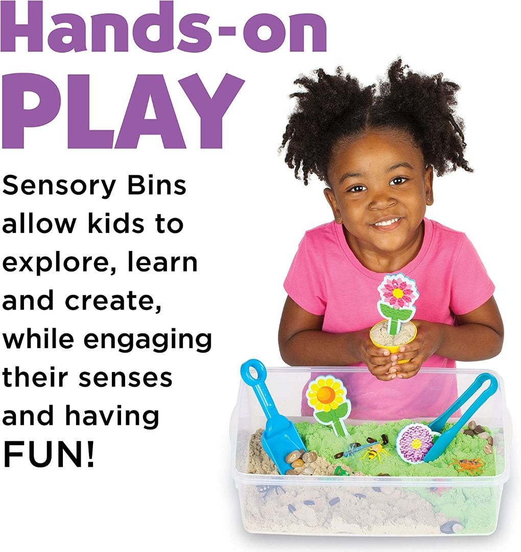 Creativity for Kids Sensory Bin Garden and Critters Pretend Play