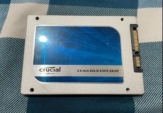 Crucial MX100 256GB 2.5in SATA laptop SSD hard drive w/ FREE enclosure