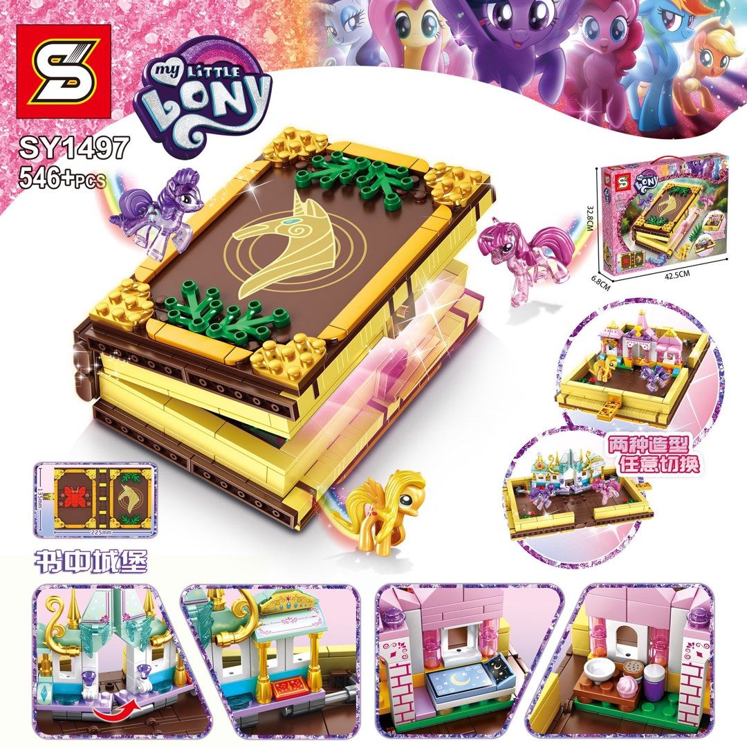 Cute My Little Pony Lego Building Blocks Playset Great for Gift Kids Children Adult Family