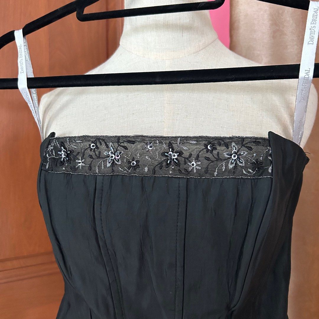 David bridal corset top