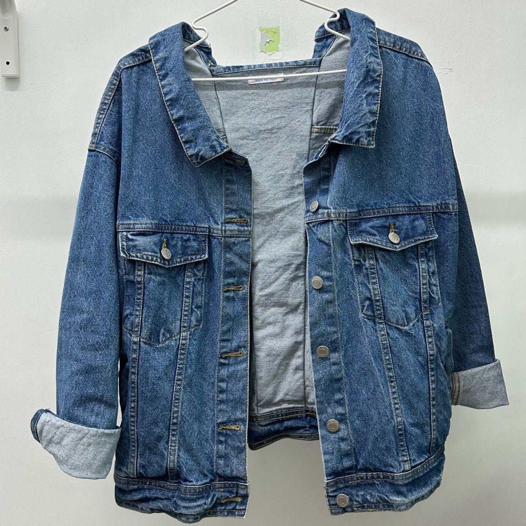 Denim jacket for 2024 women club factory