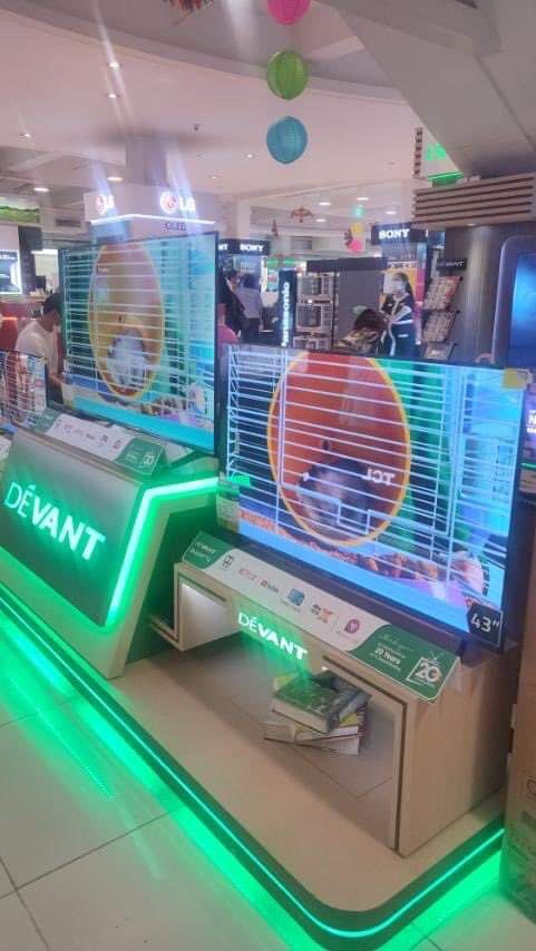 DEVANT LED AND QUANTUM SMART TV (Category: TV) located in Quezon City. Submitted by annys.online (Listing ID 1227383208, Image 1). Description: DEVANT LED TV SMART LED TV 32STV103-10,100 43STV103-14,300 UHD TV 43UHD204- 16,000 50UHD204- 18,100 55UHD204-21,000 with soundbar 65UHD204-29,800 75UHD204-47,000 QUANTUM TV 50QUHV04- 23,100 with soundbar 55QUHV04-25,500 with soundbar 65QUHV04-38,000 with soundbar Brand new and sealed with warranty and rec