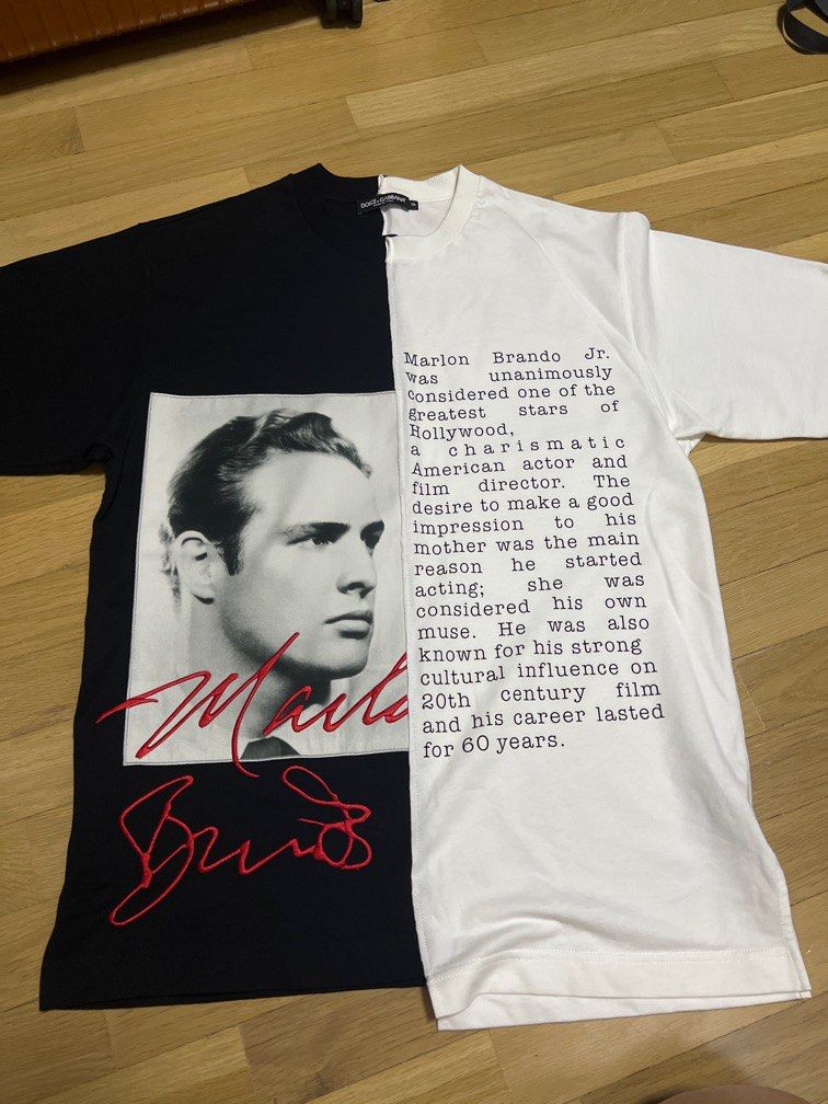 Marlon brando dolce and gabbana t shirt store