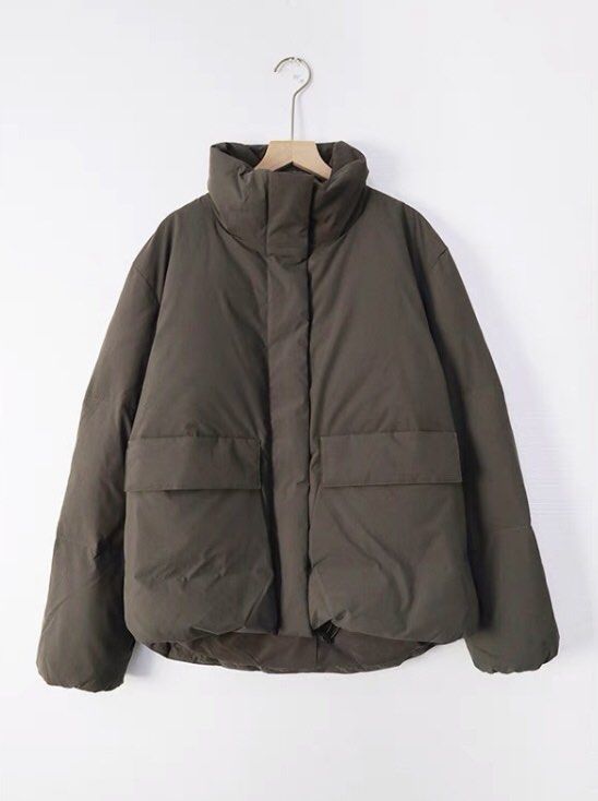 Down Padded Puffer Jacket Coats Brown