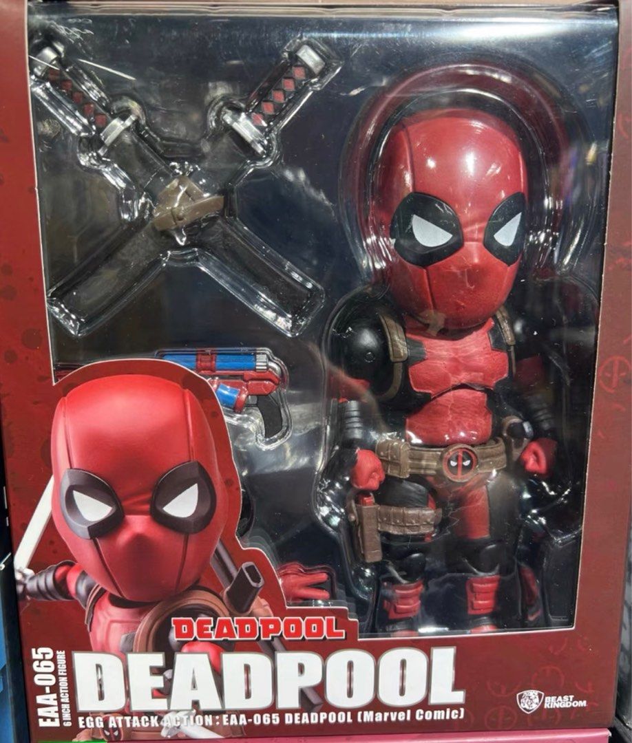 EAA-065 Deadpool 死待Marvel Comic Beast Kingdom Egg Attack Action