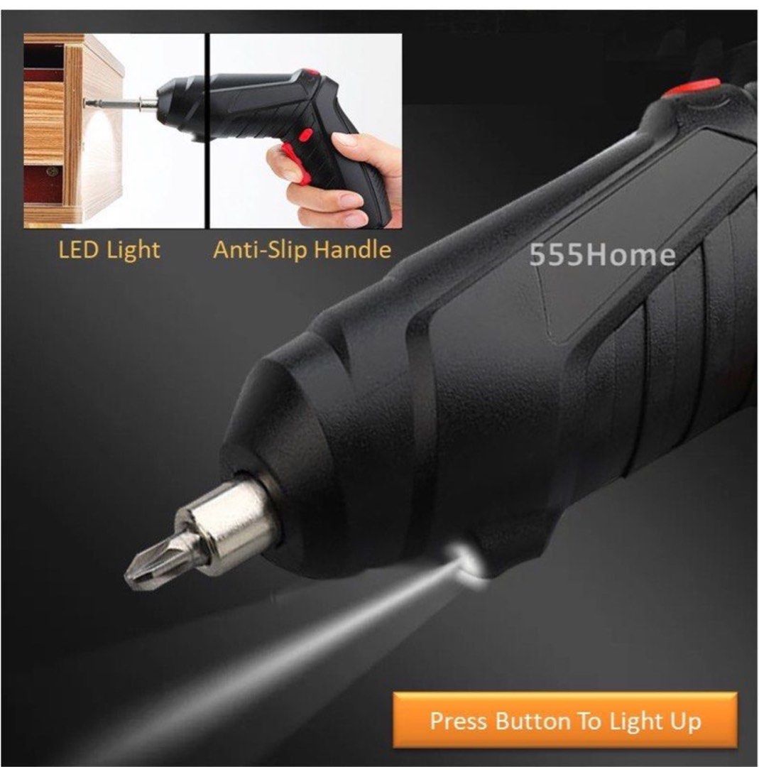 Electric Screwdriver Set / USB Power Tool Kit / Cordless Drill Set / 3 ...