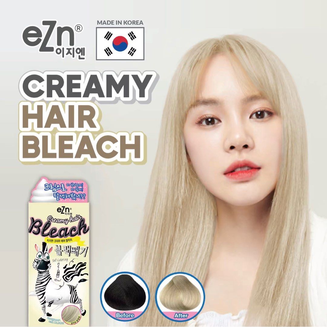 eZn Hair Bleach, Beauty & Personal Care, Hair on Carousell