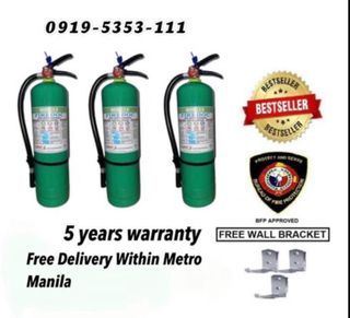 Fire Extinguishers- 5 years warranty