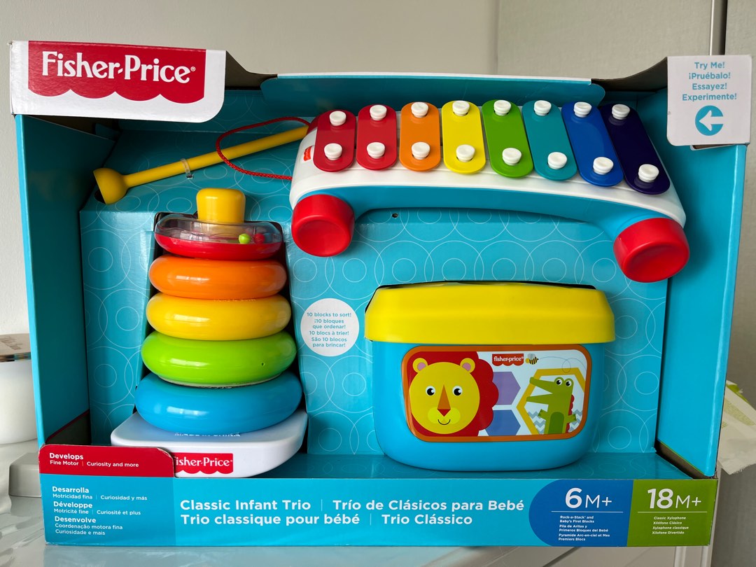 Fisher price infant clearance trio gift set
