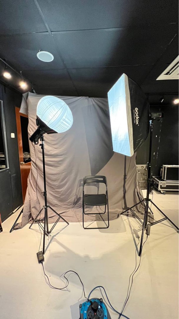 For Rent Studio Equipment for Photoshoot Backdrop Flash kemasraya