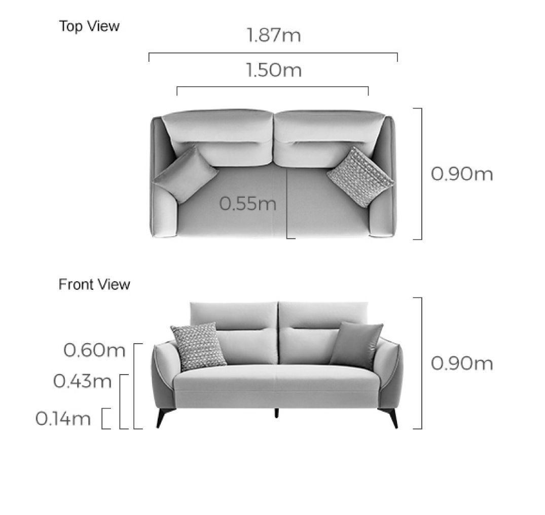 Forty two Olena 3 seater sofa, Furniture & Home Living, Furniture