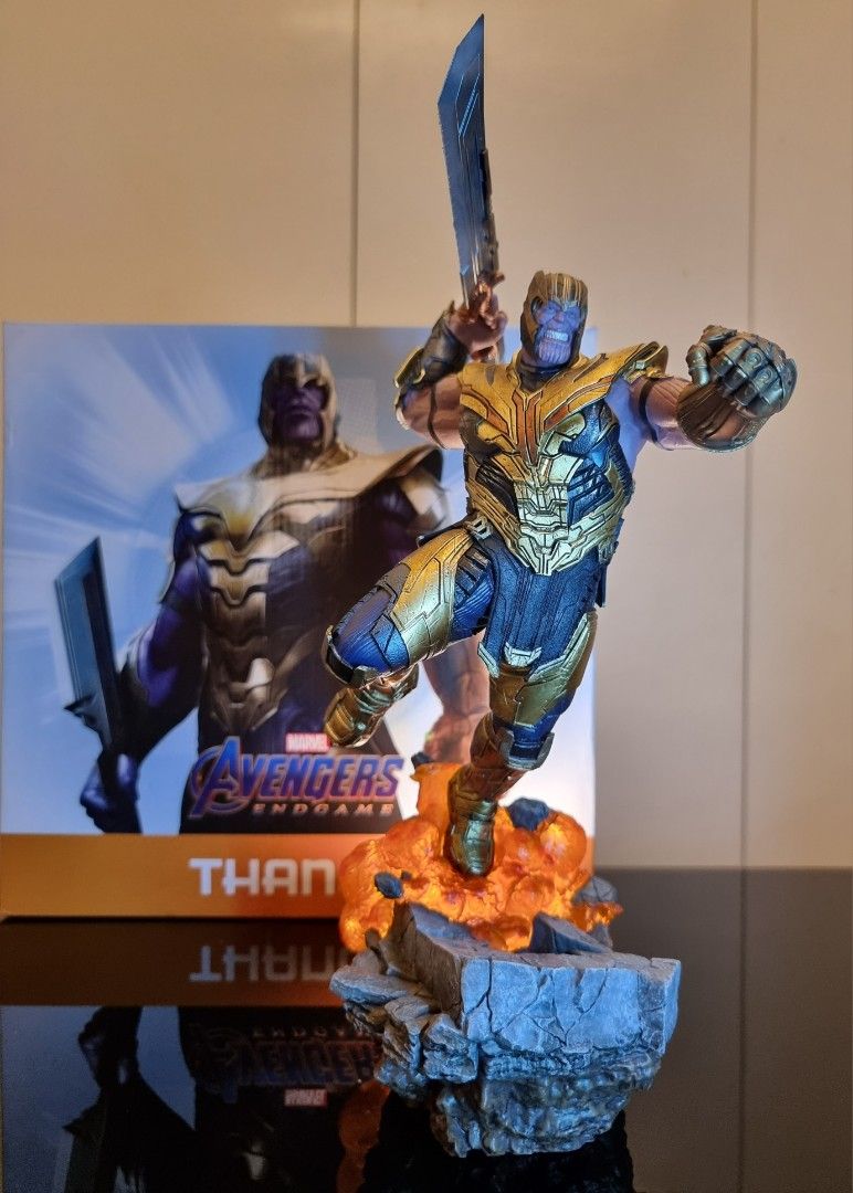 FS: Iron Studios Thanos Endgame Regular (Category: Figurines & Statues) located in Quezon City. Submitted by boldstar69 (Listing ID 1227322846, Image 1). Description: selling iron studios thanos endgame regular box- 9/10 figure 10/10 flawless price 8500 pesos location qc cubao pm me.
