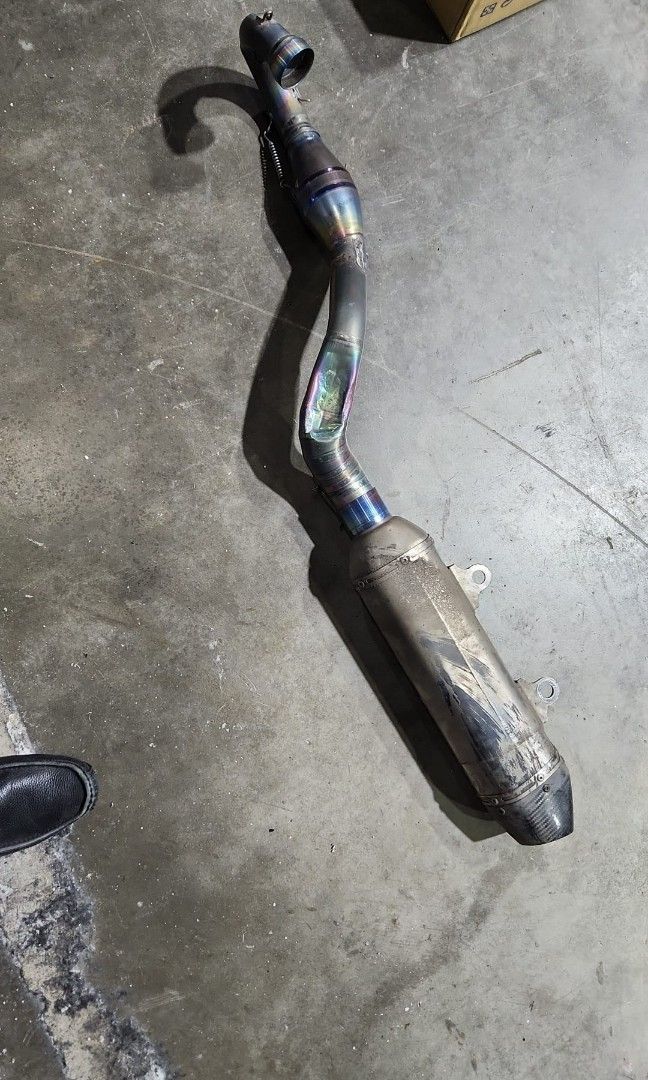 FULL SYSTEM TITANIUM EXHAUST, Motorcycles, Motorcycle Accessories on