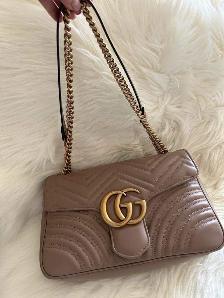 GG Marmont Medium Matelasse Shoulder Bag Luxury Bags Wallets on Carousell