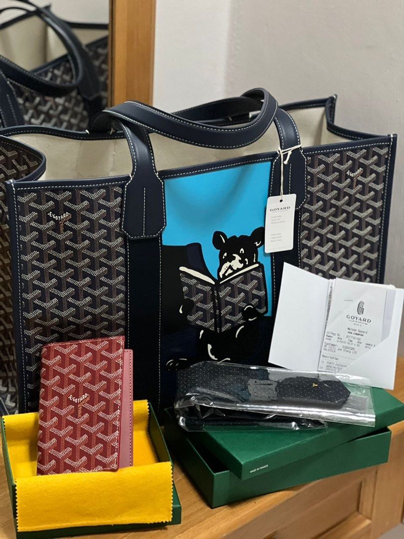 Goyard Villette Tote, passport holder and tie, Luxury, Bags & Wallets on  Carousell