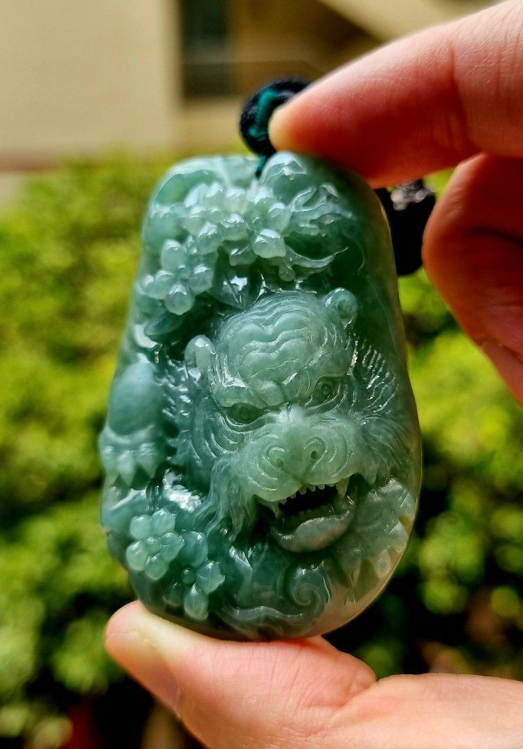 Tiger jade pendant hot sale