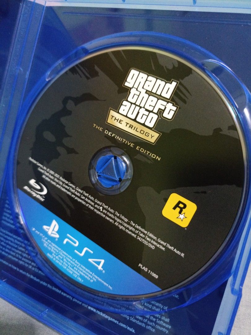 Grand Theft Auto GTA The Trilogy Definitive Edition Playstation 4 PS4