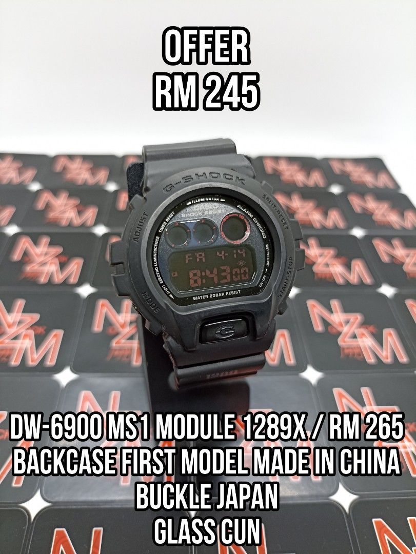 G SHOCK DW 6900 MS1 POLIS EVO Men s Fashion Watches Accessories Watches on Carousell
