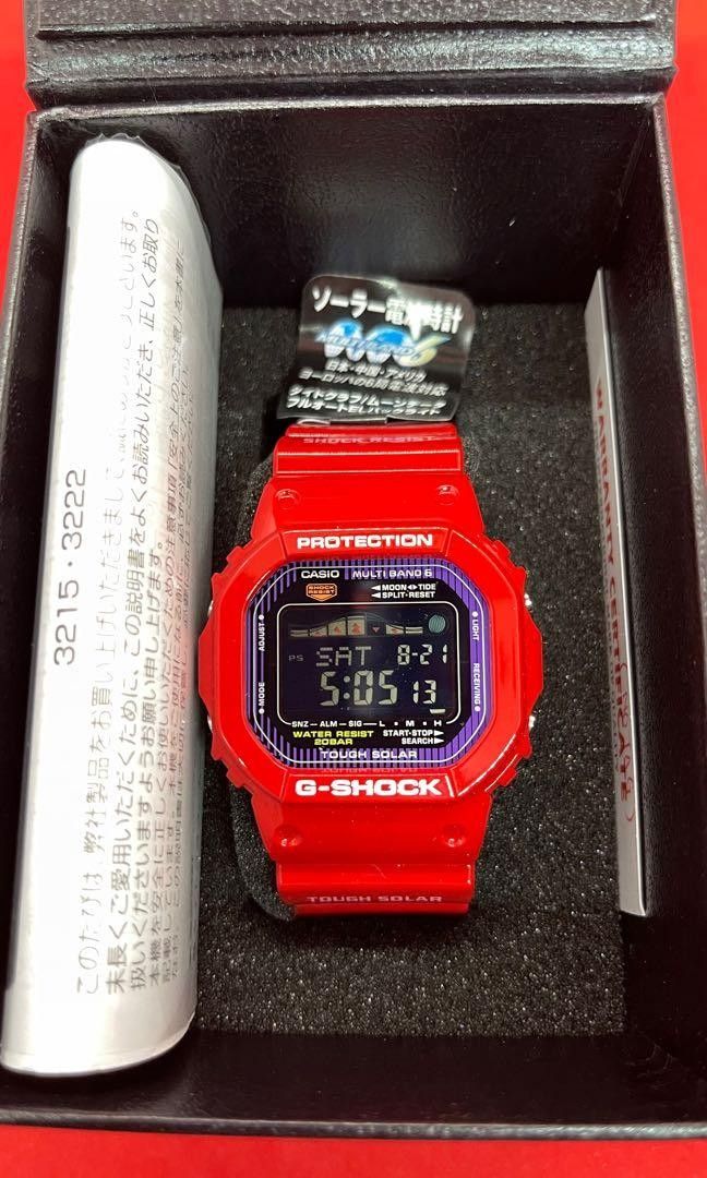 G-Shock Lipan Bara Merah GWX-5600C-4JF Japan Set, Men's Fashion