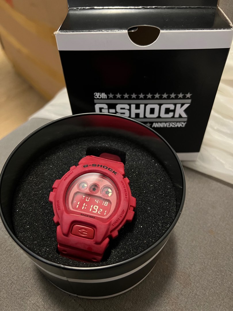 GSHOCK RED OUT 35TH ANNIVERSARY ORIGINAL FROM TOKYO Men s Fashion Watches Accessories Watches on Carousell