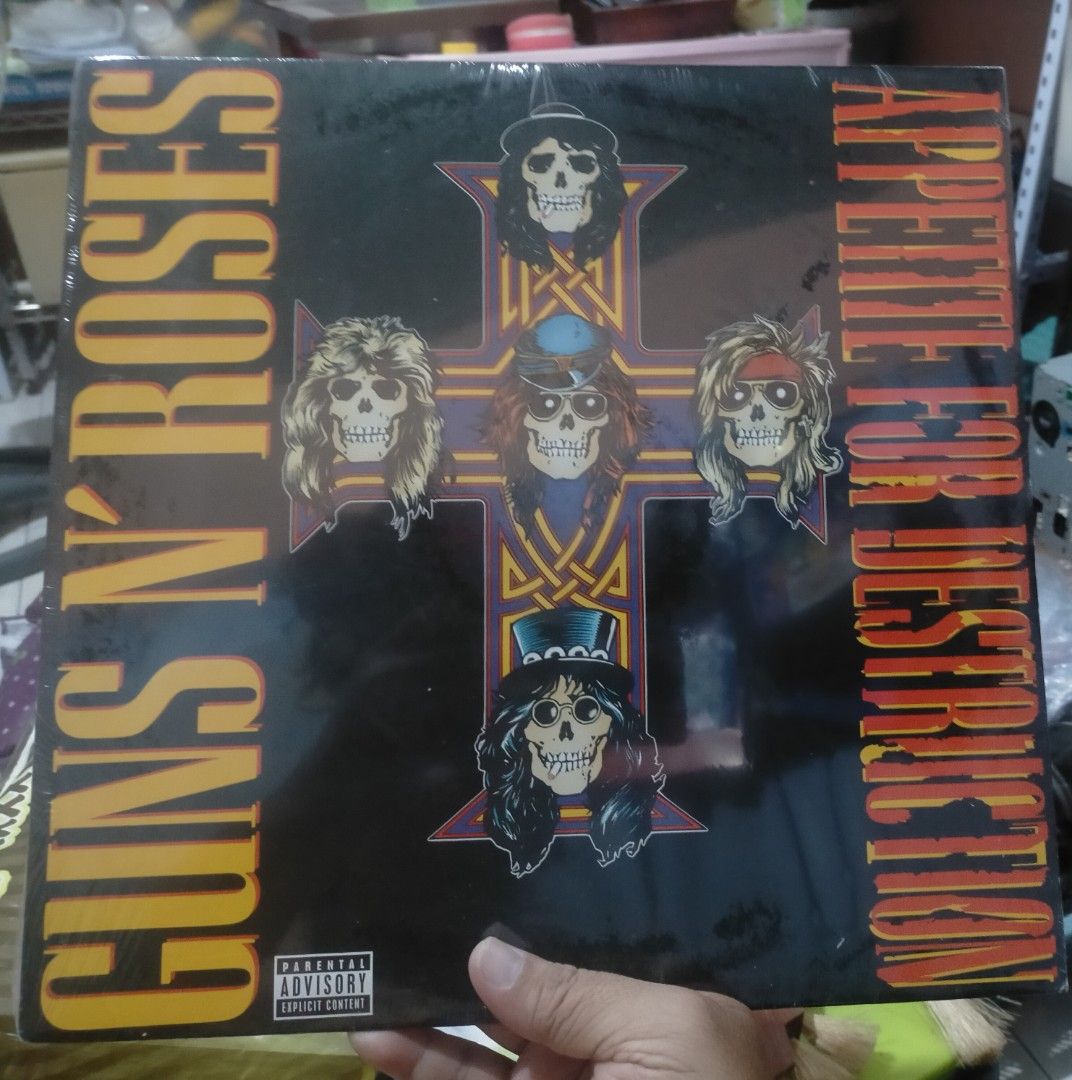 Guns N Roses Vinyl, Hobbies & Toys, Memorabilia & Collectibles, Vintage ...