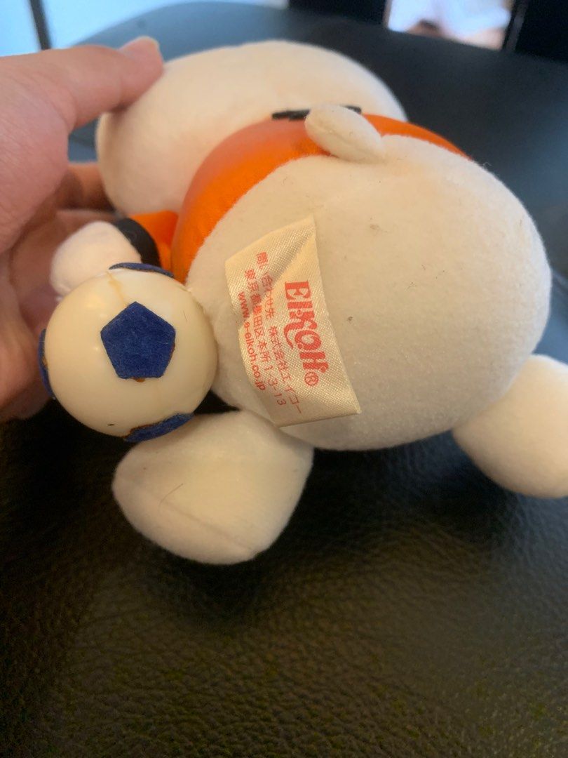 Hello Kitty Soccer Player in uniform Plush (Category: Plushies & Soft Toys) located in Quezon City. Submitted by littlecerberusshop (Listing ID 1227266708, Image 2). Description: Original Sanrio Sold as is FINAL PRICE LISTED Delivery fees care of Buyer.