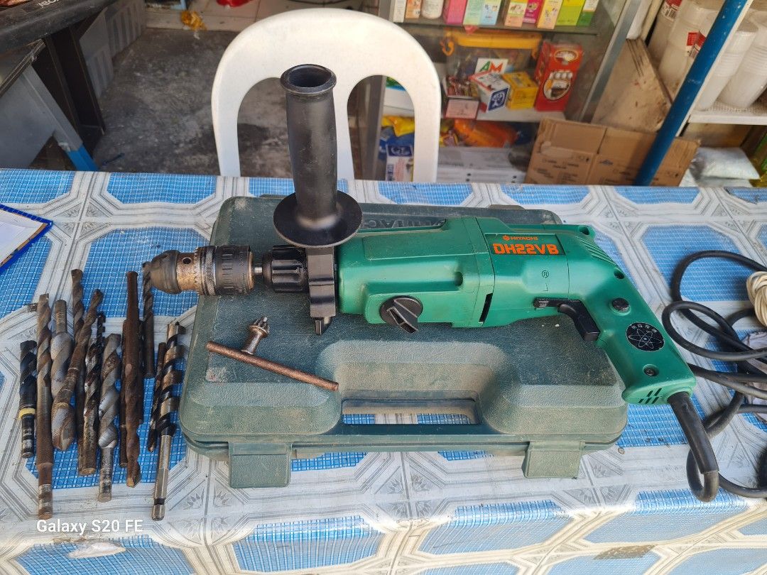 Hitachi SDS Hammer Drill 100v 500w With Lock out, Commercial