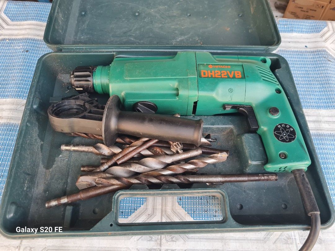 Hitachi SDS Hammer Drill 100v 500w With Lock out, Commercial