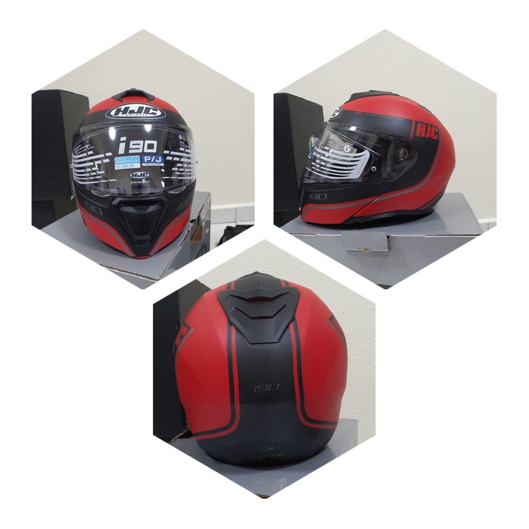 HJC HELMETS, Motorcycles, Motorcycle Apparel on Carousell