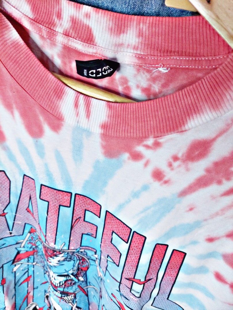 SALE: H&M Grateful Dead Tie Dye Shirt, Men's Fashion, Tops & Sets