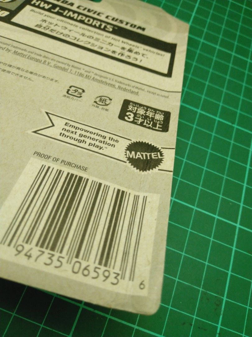 Hot Wheels Honda Civic Custom (Red), Hobbies & Toys, Toys & Games on