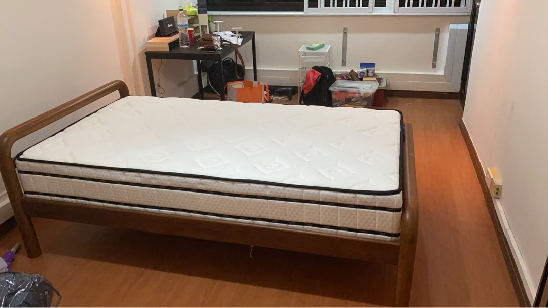 Hotel Grade 10 inch Super Single Mattress + Bedframe, Furniture & Home