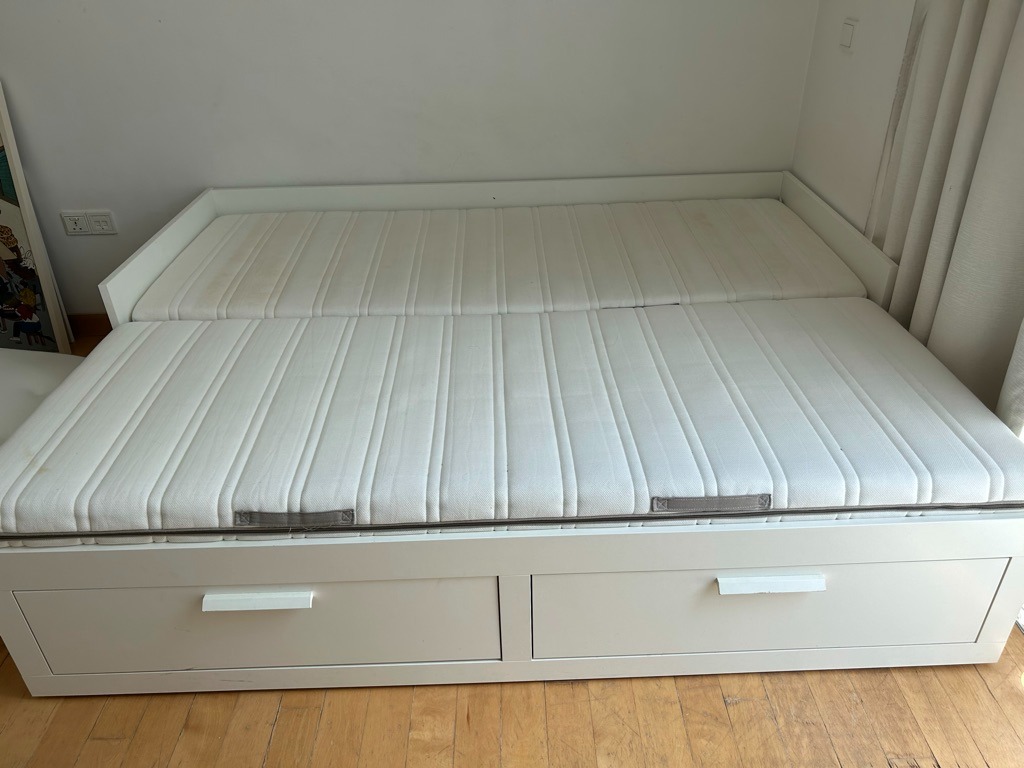 IKEA Brimnes single / double bed for sale, Furniture & Home Living