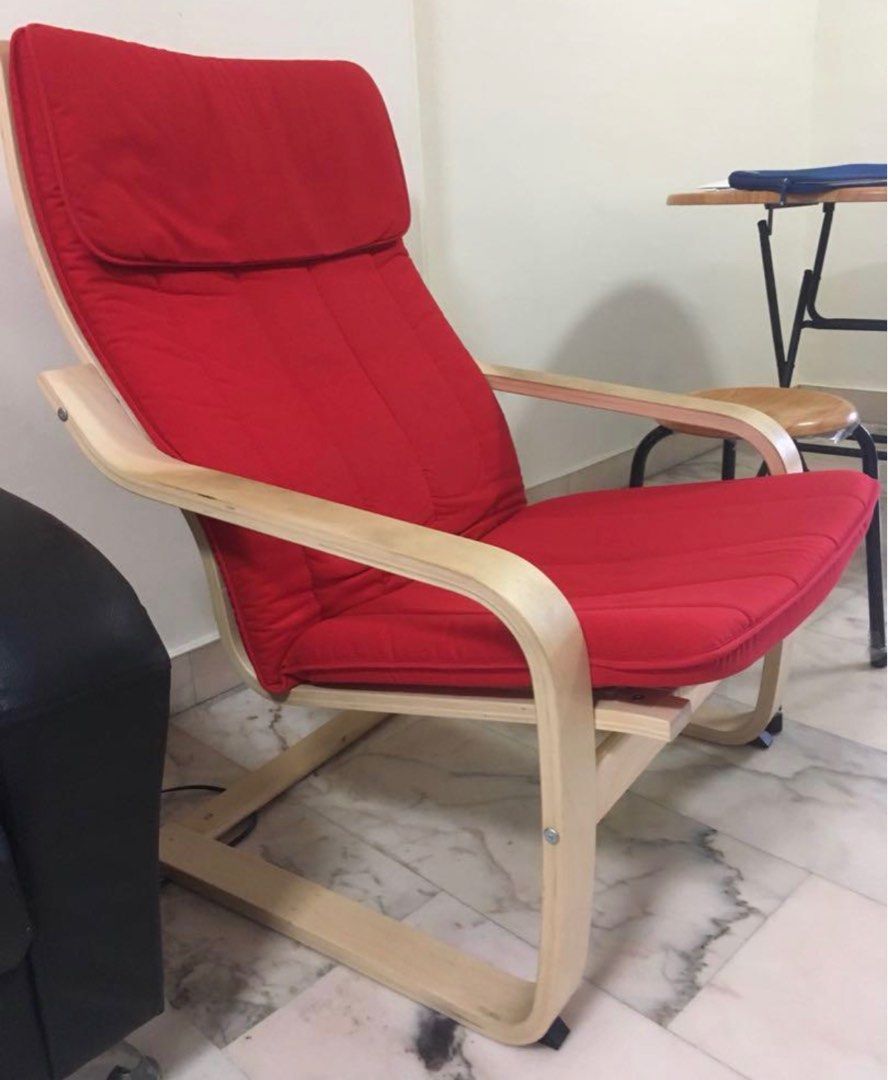IKEA Rocking Poang Chair Furniture Home Living Furniture