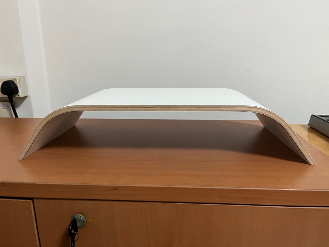 Ikea Sigfinn Monitor Stand, white, Furniture & Home Living, Furniture